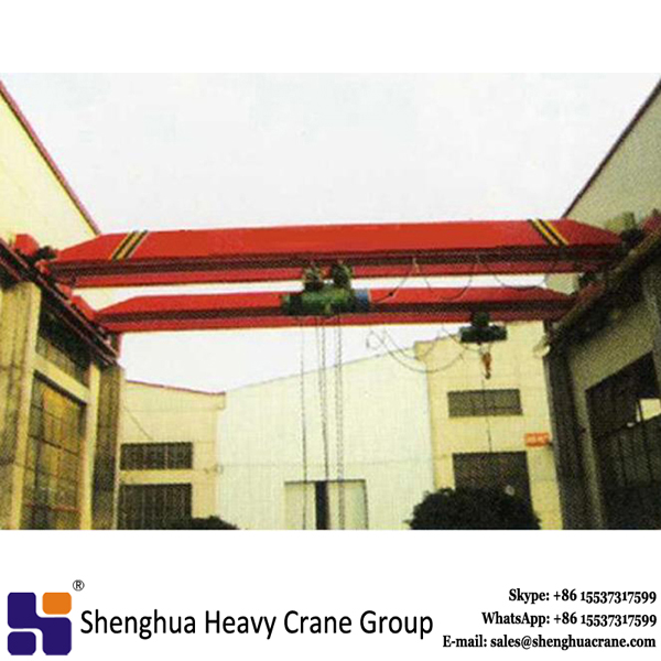 China HSHCL Widely Used Electrical Hoist single beam bridge Crane