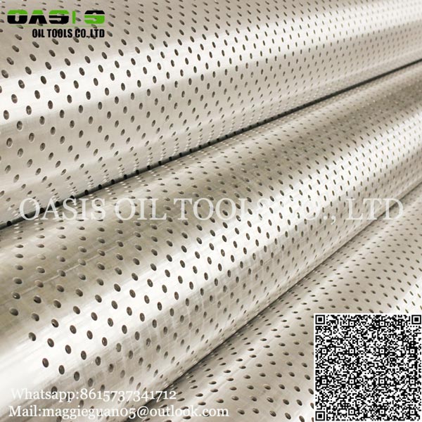 Hole diameter 3/8'' China manufacturer of API J55 Perforated Pipes for water filter