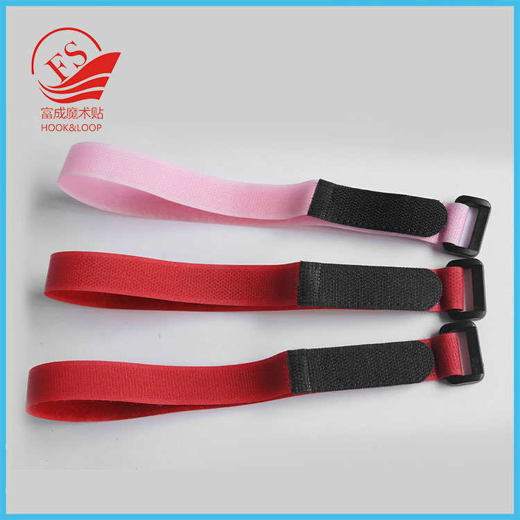 Gold supplier bunding hook and loop strap with buckle