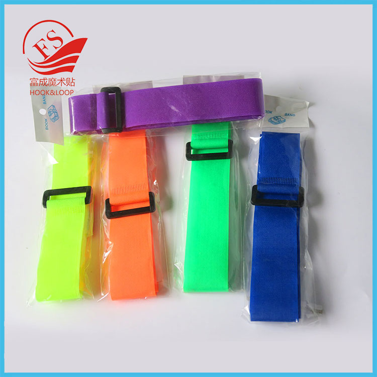  new products nylon magic tape cable clamp with metal buckle