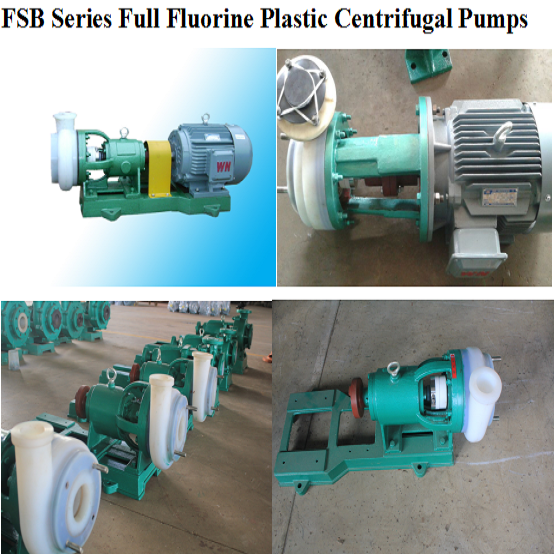 FSB Series Fluorineplastic centrifugal acid water pump 