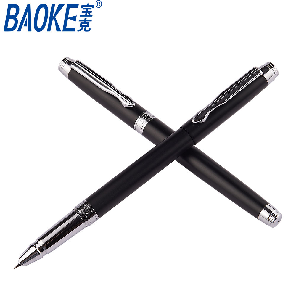 中国钢笔，钢笔墨水签名笔，0.7mm金属磨砂手感
