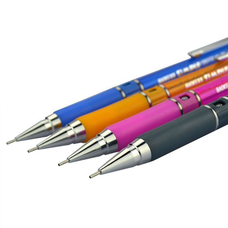 学生办公机械铅笔，多色自动铅笔0.5 HB
