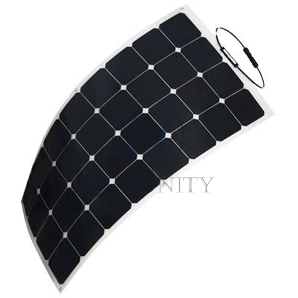 Honunity Technology Durable Portable Solar Semi-Flexible Solar Panel for Yacht, Boat, Solar Roof