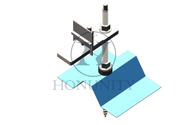 Honunity Technology Solar mounting Hook Hanger Bolt Kit for corrugated metal roof system