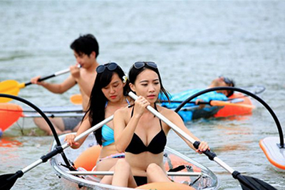 Transparent Rowing Boat