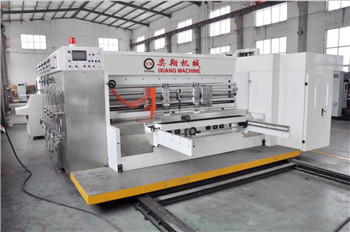4 colors automatic high speed paperboard flexo printing slotting rotary die cutting/cutter machine