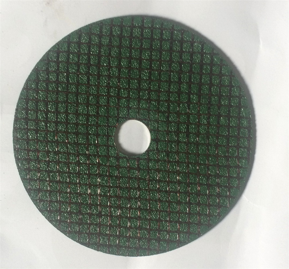 Green thin cutting wheel and disc for ferrous metal and stainless steel cutting