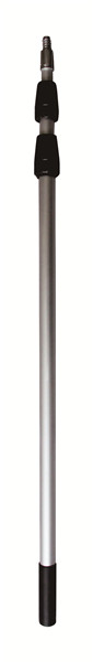 Professional three sections metal thread Aluminium extension pole