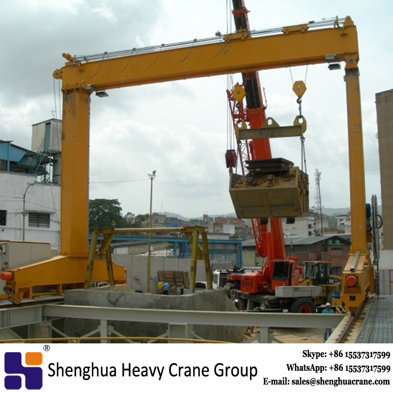 Customized L type lifting gantry crane 25 ton