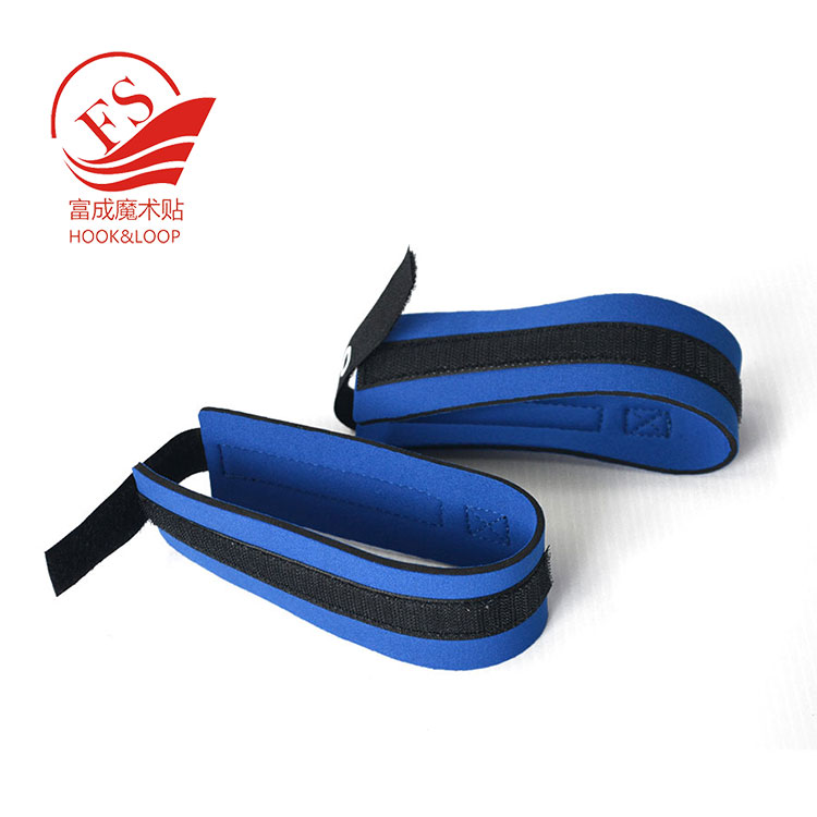 Factory directly sale Gym neoprene hook loop ankle straps for resistance
