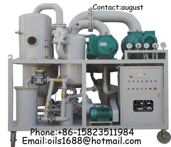 Mobile type vacuum Transformer oil purification