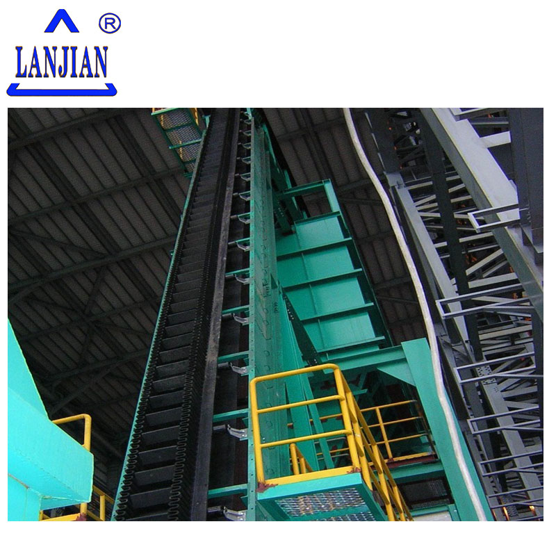High angle/Large dip angle corrugated sidewall conveyor belt supplier