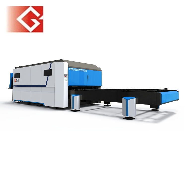 2500w full closed pallet table cnc stainless carbon steel fiber laser cutting machine  