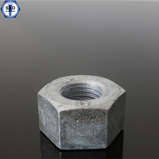 ASTM A563 Gr.A Hex Nuts with HDG