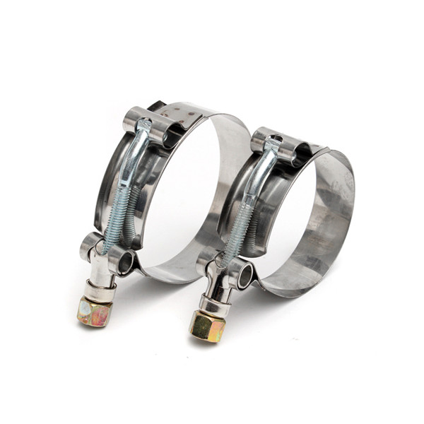 Heavy duty  Stainless Steel T-bolt hose Clamps for hydraulic hose
