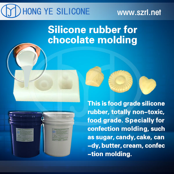 HY Liquid Food Grade Platinum Cure Silicone Rubber Food Mold Manufacturing