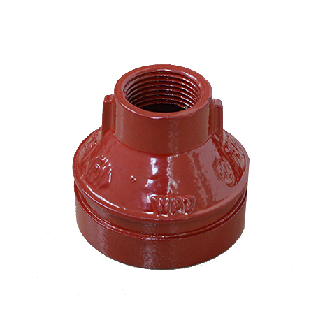 FM UL approved Concentric Reducer Threaded cast iron grooved fittings WPT brand