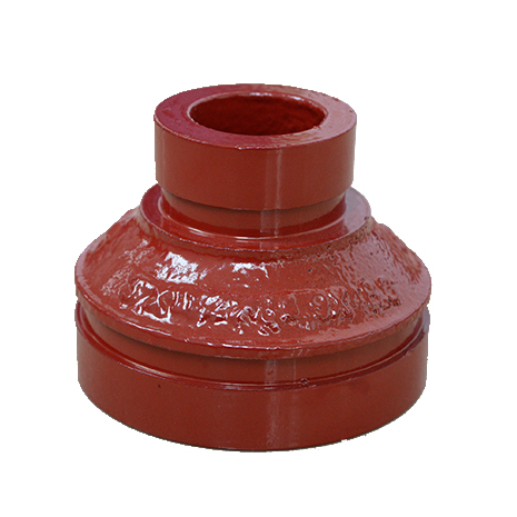 Concentric Reducer both Grooved ends ductile iron grooved fittings for fire fighting system