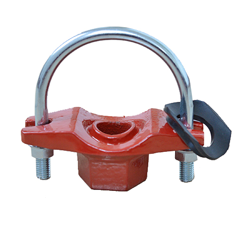 U-Bolted Mechanical Tee with Thread branch Grooved fittings