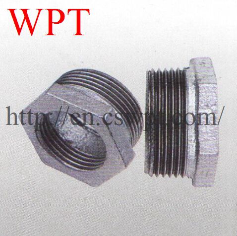 China supplier Malleable iron threaded bushing pipe fitting