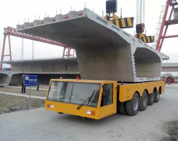 300 ton rubber tyred bridge beam girder carrier transporter for sale