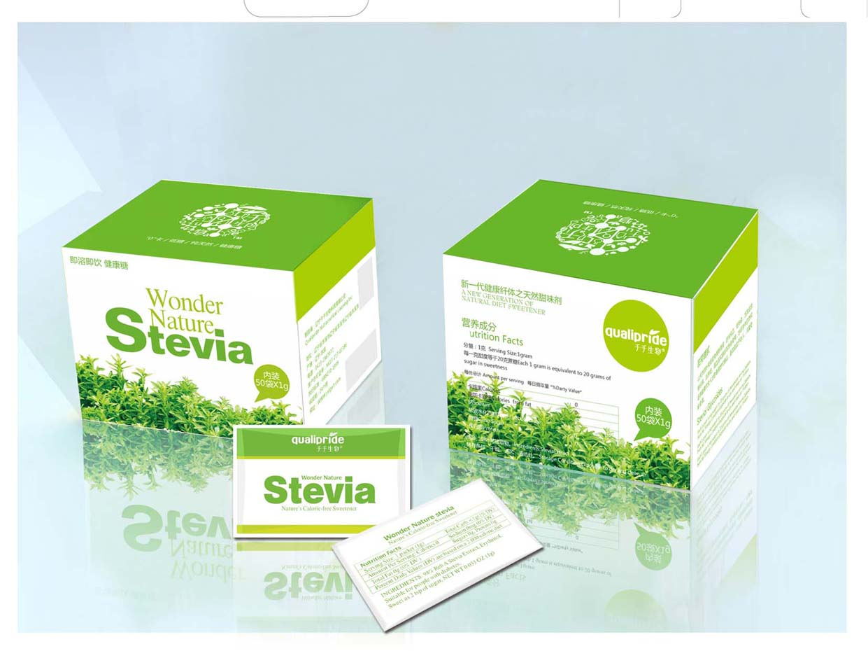 stevia sachets 100% natural stevia extract powder sweetener blend