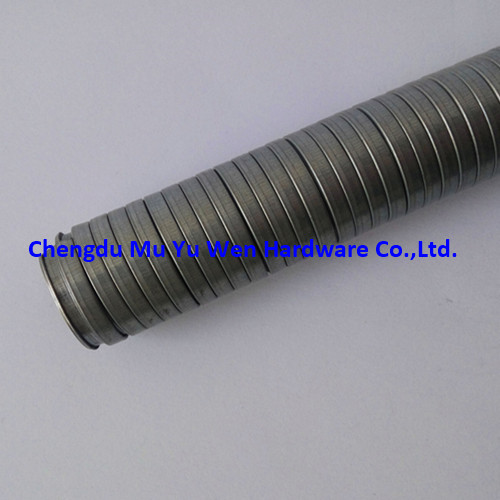 Interlocked galvanized steel flexible conduit for cable protection