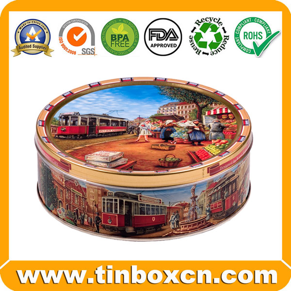 Cookies Tin for Gift Tin Packaging, Biscuit Tin Box