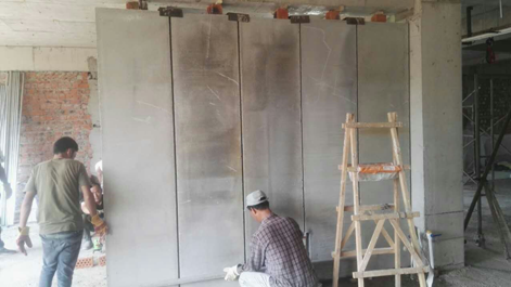 Prefabricated light weight cement partition/wall board/panel/sandwich for prefabricated/premoulded affordable building/house