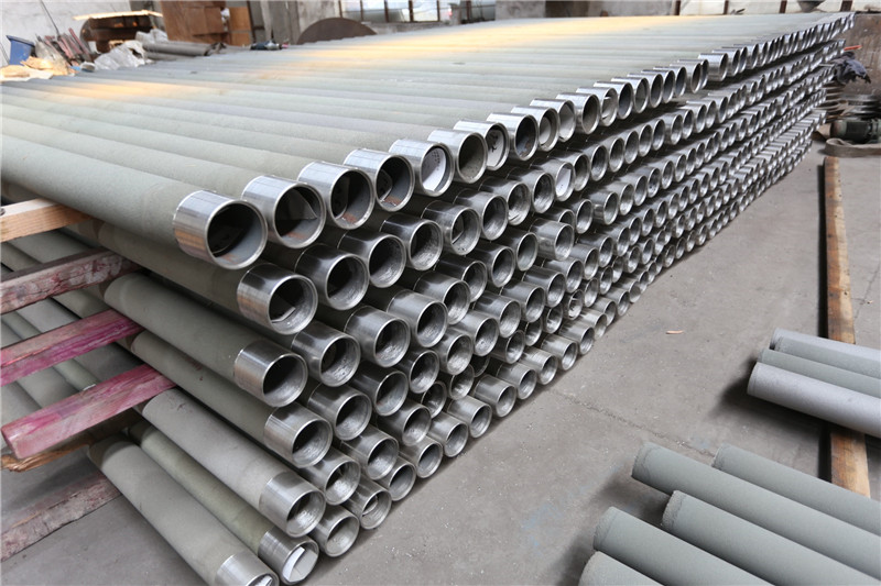 Wear resistant centrifugal cast alloy stainless steel tubes