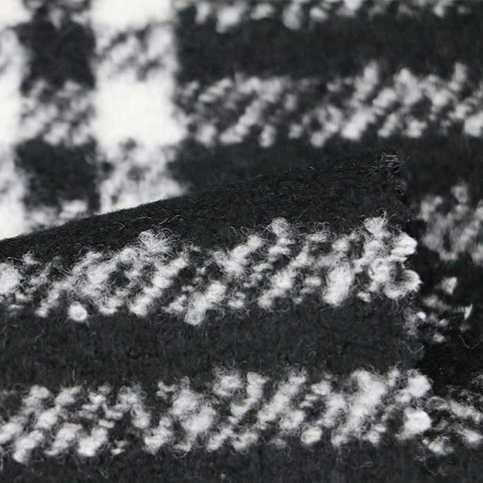 150cm 460g 100%polyester grid woollen woven fabric