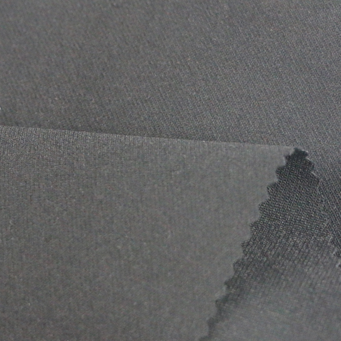 Hot sale 78%rayon 18%nylon 4%spandex black woven fabric manufacturer
