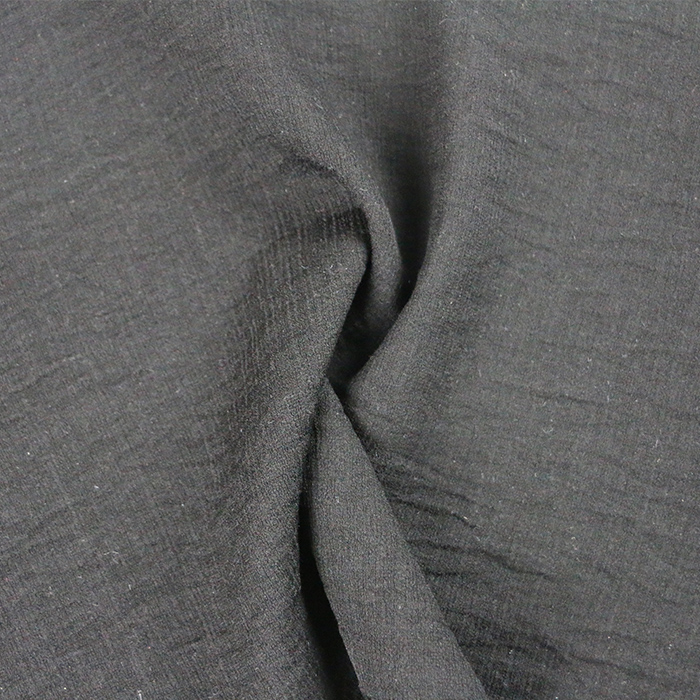 47%polyester 40%rayon 13%nylon black wrinkle jacquard woven fabric