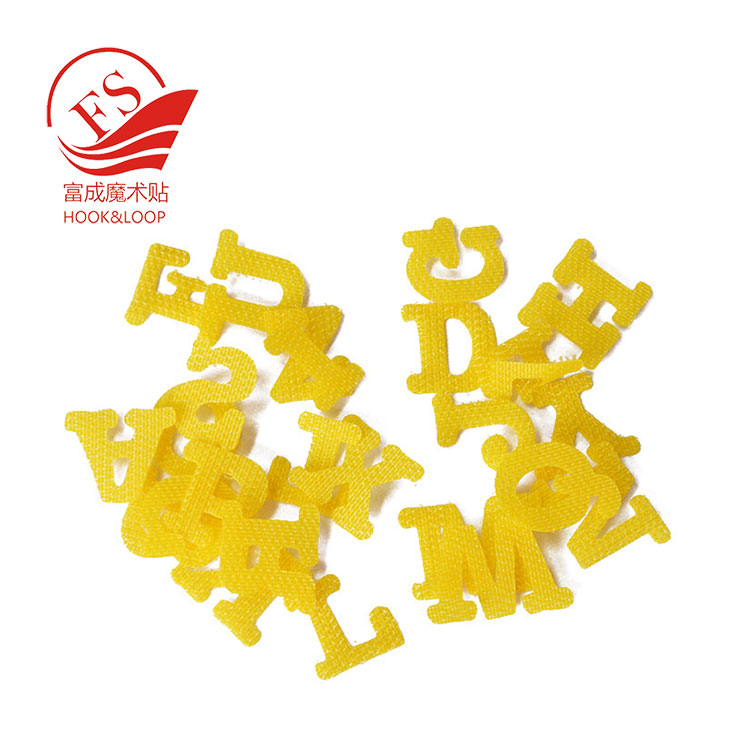 self-adhesive cabinet Hook and loop alphabet letters