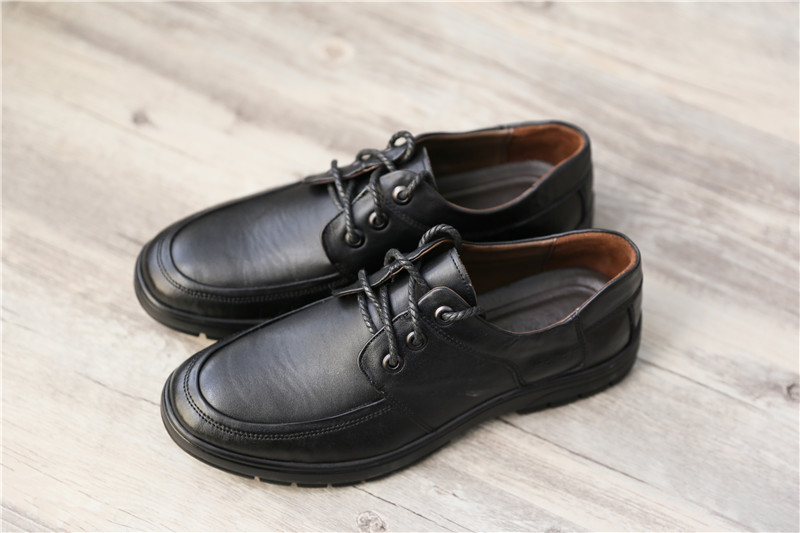 China fashion high quality formal plain toe lace-up modern men shoes