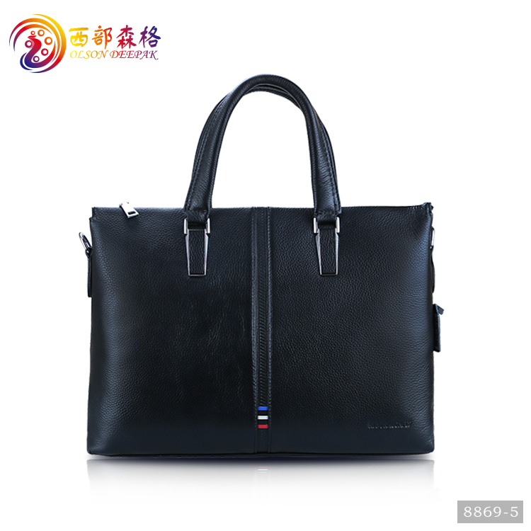 genuine leather daily tote handbags bag with crossbody straps for women/men
