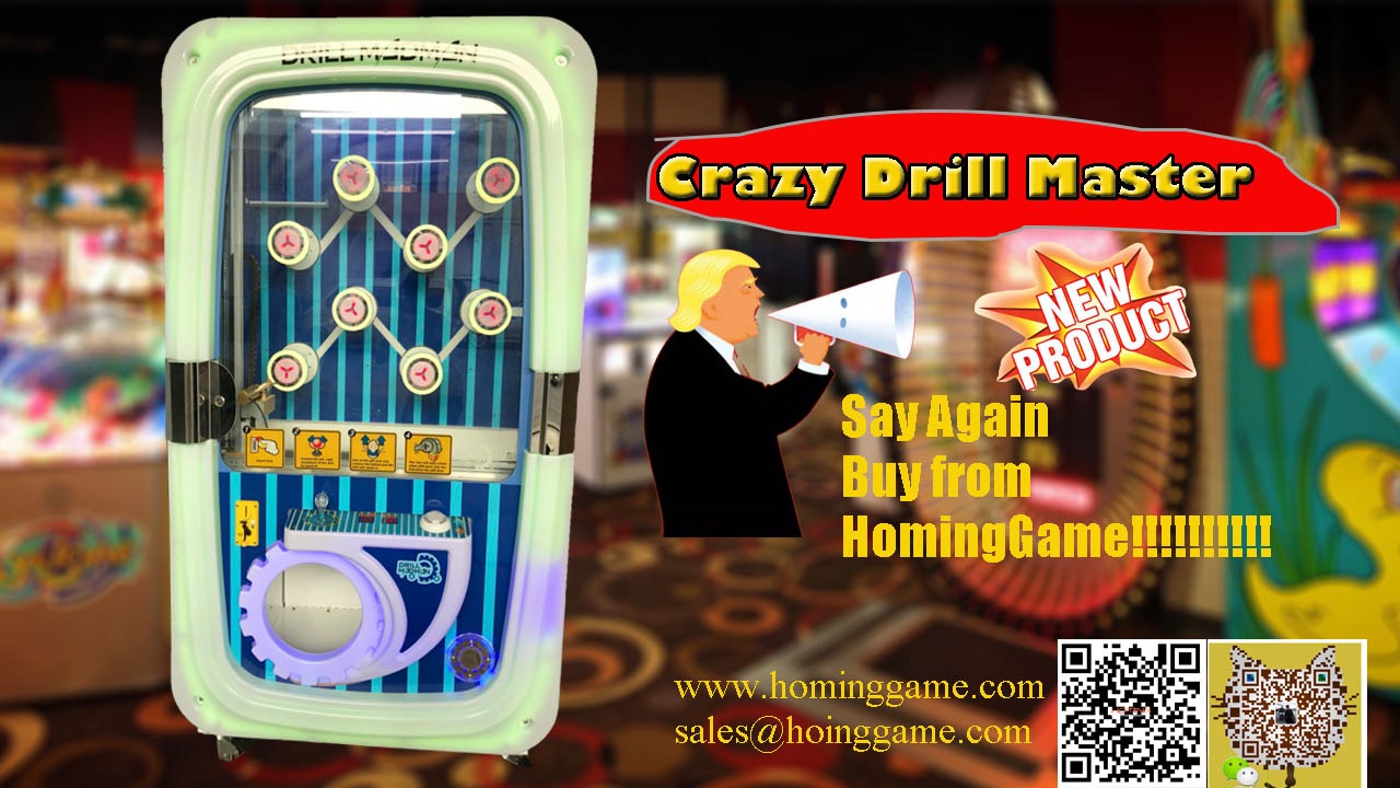 2018 Hot Sale Crazy Drill Screw Driver Prize Redemption Game Vending 