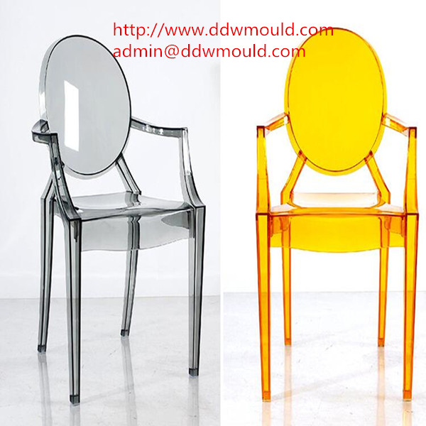 DDW Transparent Plastic Chair Mold Acylic Chair Mold Clear Chair Mold