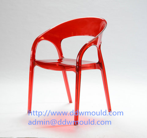 DDW Clear Chair Mold Transparent Plastic Chair Mold Acylic Chair Mold 