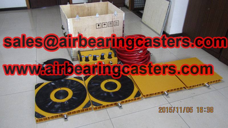 Six air modules air casters pictures