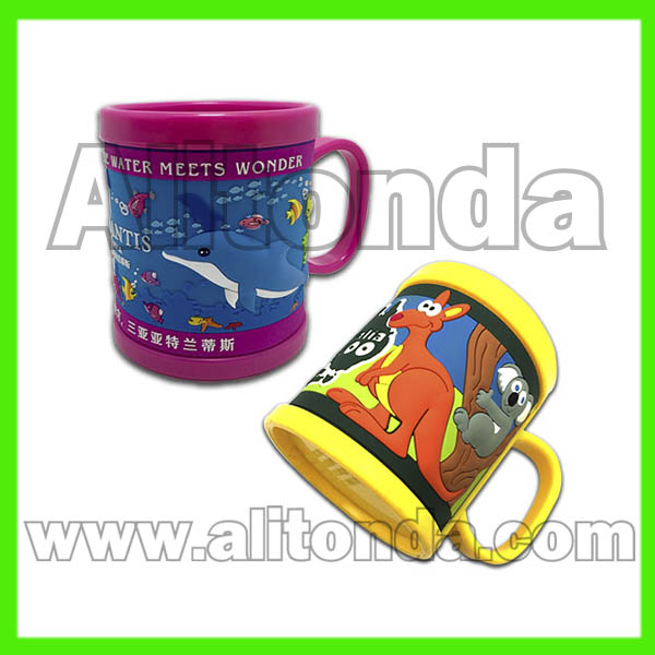 PVC mugs children mug promotional mug custom