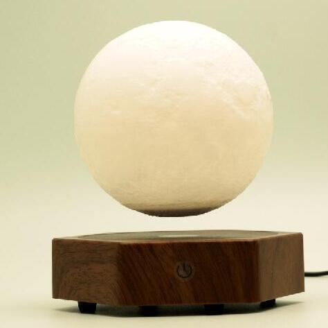 magnetic floating levitate bottom moon ball 5 inch for gift 