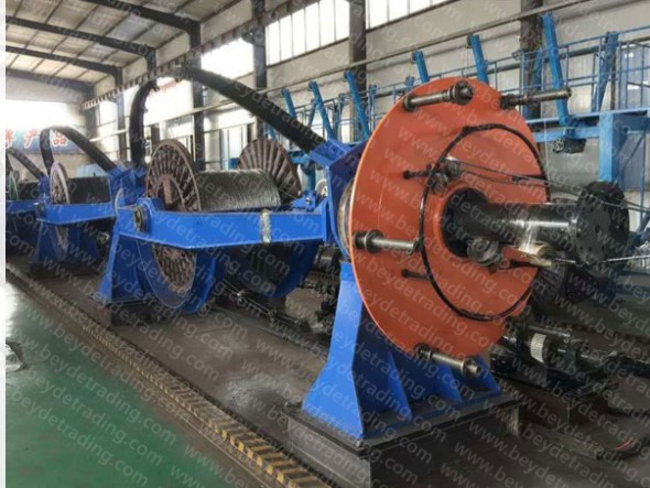 multi-functional skip / bow type cable wire stranding machine