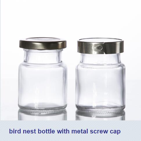 bird nest bottle with metal screw cap