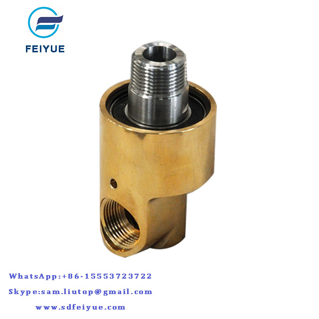 Standard flange connection cooper coolant swivel joint air rotary joint unions for water