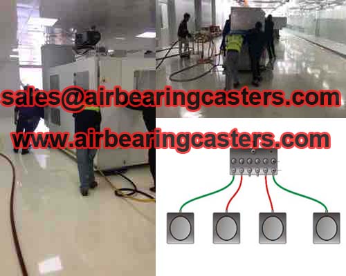 Air bearing load movers application and instruction 