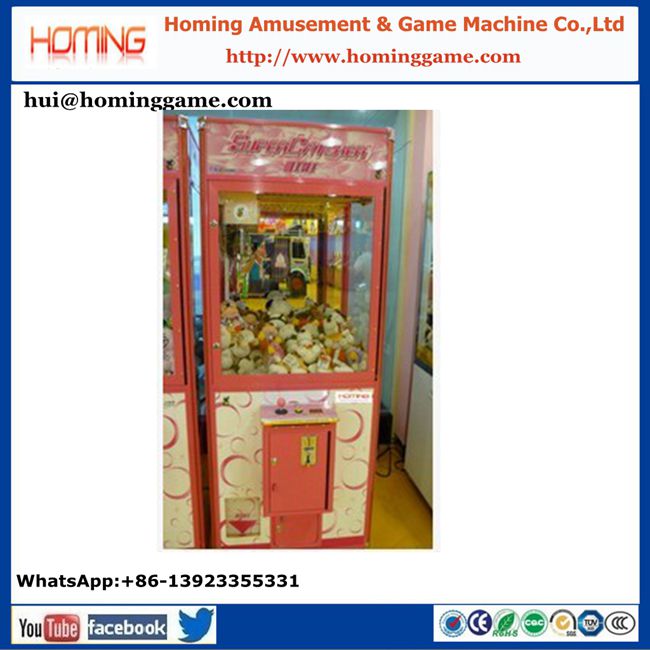 Hot popular arcade claw crane vending game machine Luxury Style Toys Crane Claw Machine for sale