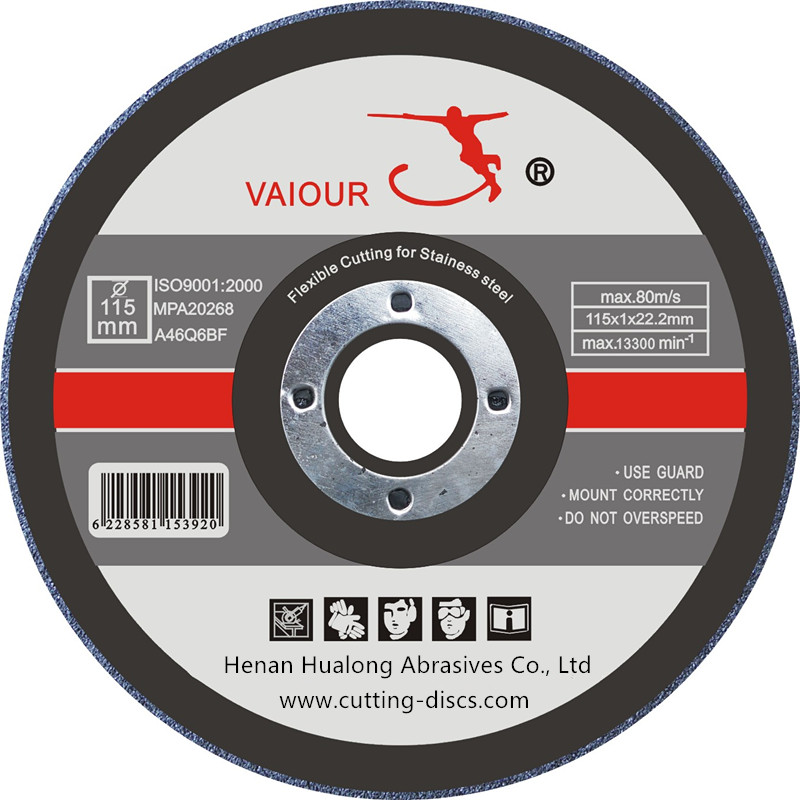 115x1x22.2mm cutting disc for metal &stainless steel