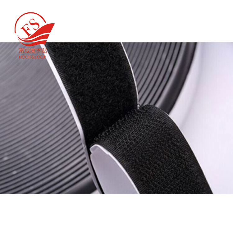 all kinds of diameter black adhesive hook loop dot with extensive use